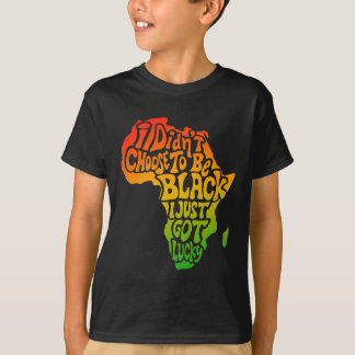 Ik heb er niet voor gekozen om zwart te zijn, ik h t-shirt