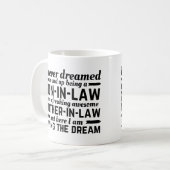 Ik heb er nooit van gedroomd om uiteindelijk een z koffiemok (Voorkant links)