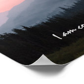 Ik heb er vertrouwen in dat het landschap van de p poster (Hoek)