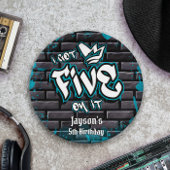 Ik heb er vijf op - Boy 5th Birthday Paper Bord