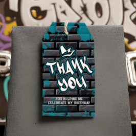 Ik heb er vijf op - Jongen 5e verjaardag cadeautag Cadeaulabel