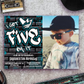 Ik heb er Vijf op - Jongen 5e Verjaardag met Afbee Kaart