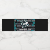 Ik heb er vijf op - jongen 5e verjaardag waterfles etiket (Enkel label)