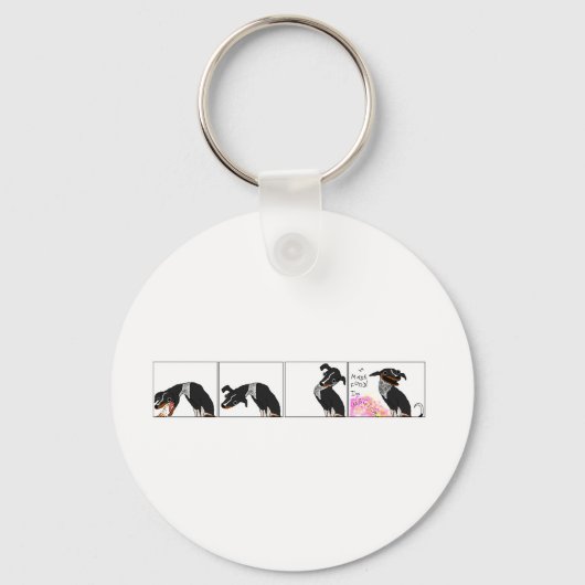 "Ik heb eten gemaakt" Sleutelhanger (Voorkant)