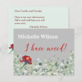 Ik heb Eucalyptus Elegant budget verplaatst Aankondiging (Voorkant / Achterkant)