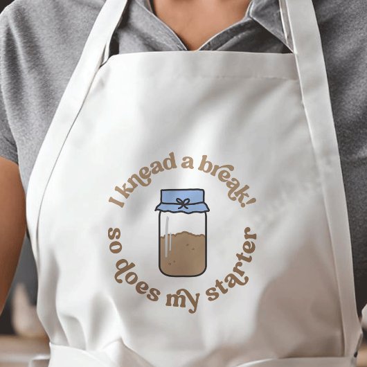 Ik Heb Even Pauze Nodig, Mijn Deeg Ook Baker Grapp Standaard Schort