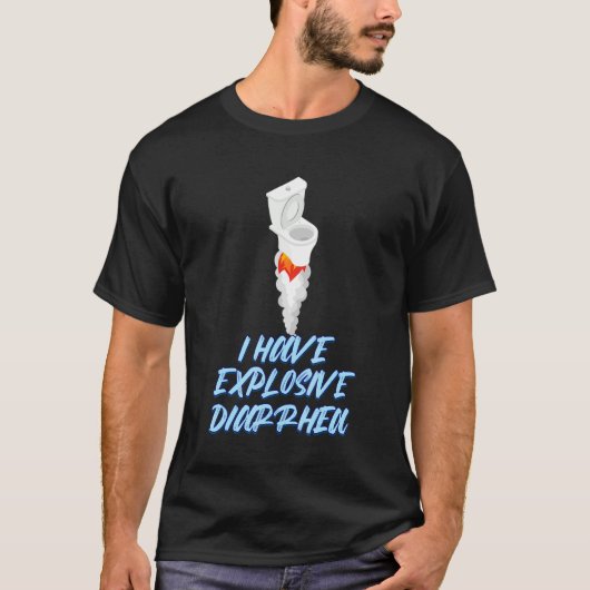 Ik heb explosieve diarree t-shirt (Voorkant)