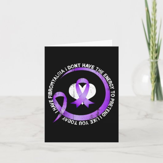 Ik heb fibromyalgie die ik niet heb. kaart (Voorkant)