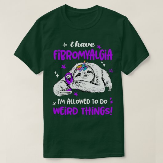 Ik heb Fibromyalgie toegelaten tot iets vreemds T-shirt (Design voorkant)