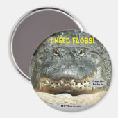 Ik heb floss nodig! leuke magneet (Voorkant / Achterkant)