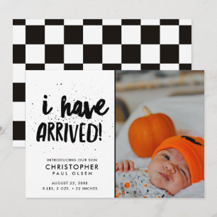 Ik heb Foto Boy Birth Announounding bereikt Aankondiging