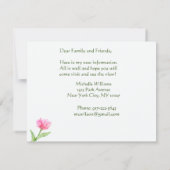 Ik heb Fun Waterverf City Moving Aankondiging (Achterkant)