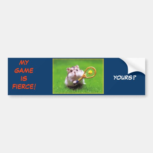 IK HEB GAME! BUMPERSTICKER (Voorkant)