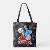Ik heb Game Epic Board Gamer Design Tote Bag (Achterkant)