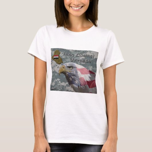 Ik heb gediend - Irag Combat Veteran T-shirt (Voorkant)