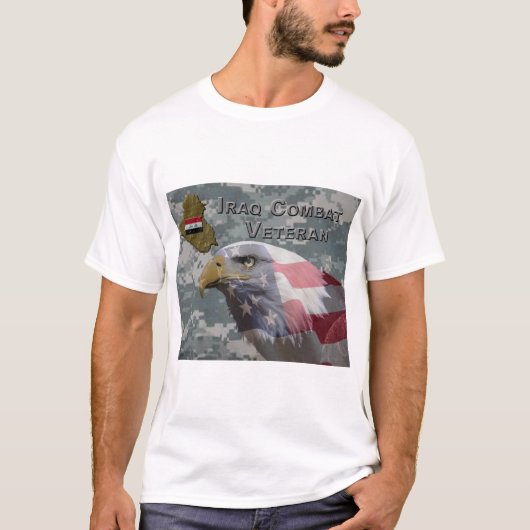 Ik heb gediend - Irag Combat Veteran T-shirt (Voorkant)