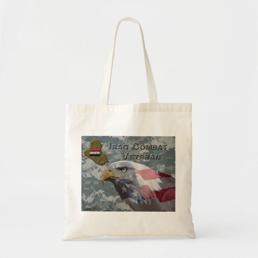 Ik heb gediend - Irag Combat Veteran Tote Bag (Voorkant)