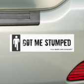 Ik heb gedumpt bumpersticker (Op auto)