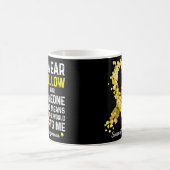 Ik heb geel Draag omdat iemand zelfmoordpreventie Koffiemok (Center)