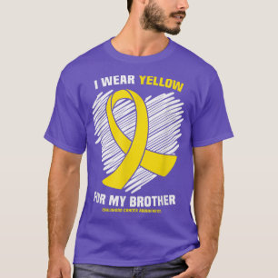 Ik heb geel Draag voor mijn Broer Kinderkankeroorl T-shirt