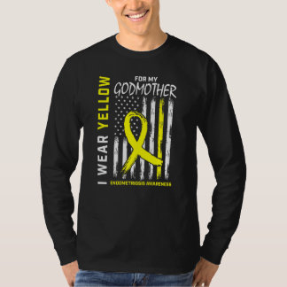 Ik heb geel Draag voor mijn moeder Endometriosis A T-shirt