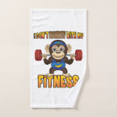 Ik heb geen aap met mijn fitness - handdoekset bad handdoek (Handdoek)