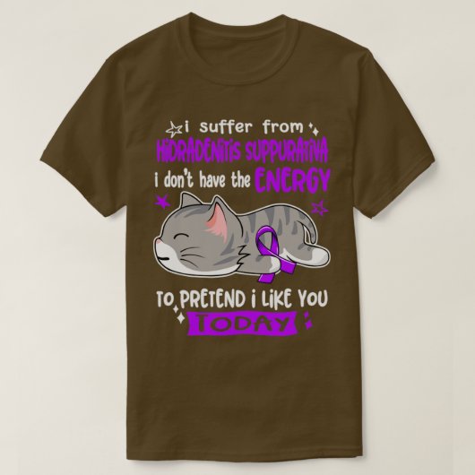 Ik heb geen adrenitis. t-shirt (Design voorkant)