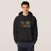 Ik heb geen autisme dat ik beloof, grappig citaat hoodie (Voorkant volledig)