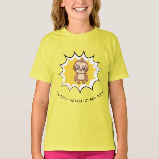 Ik heb geen 'Bed Funny Quote'. | Aangepaste klare  T-shirt (Voorkant)