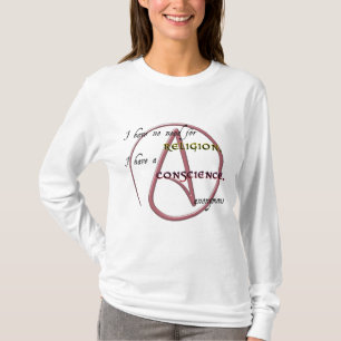 Ik heb geen behoefte aan religie met het atheïsti t-shirt