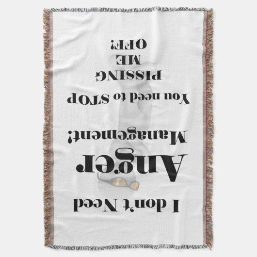 Ik heb geen beter beheer nodig. deken (Voorkant Verticaal)