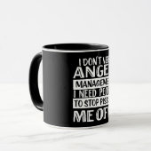 Ik heb geen beter beheer nodig mok (Voorkant links)