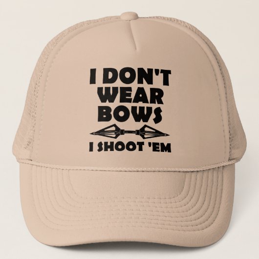 Ik heb geen bogen Draag die ik heb neergeschoten. Trucker Pet (Voorkant)