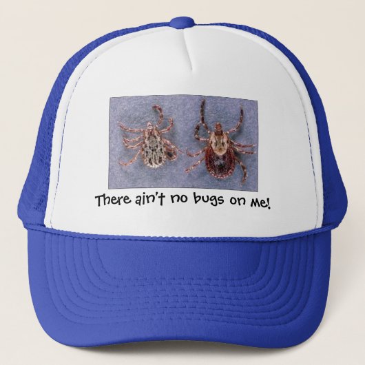 Ik heb geen bugs. trucker pet (Voorkant)