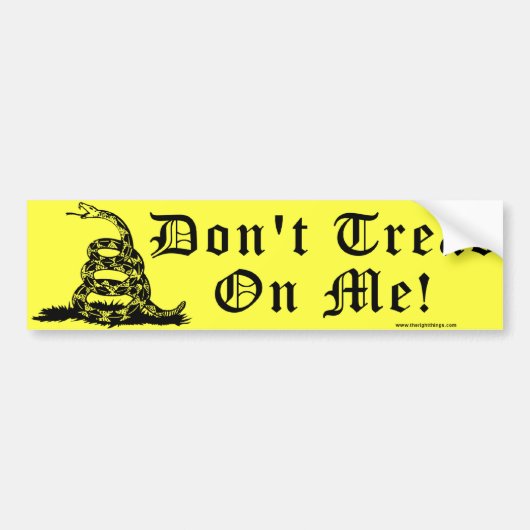 Ik heb geen Bumpersticker van Rattlesnake. (Voorkant)