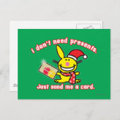 Ik heb geen Cadeaus nodig Briefkaart (Voorkant / Achterkant)