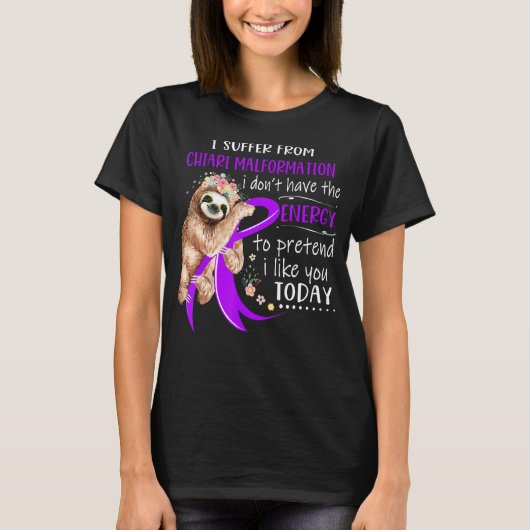 Ik heb geen Chiari-malformatie T-shirt (Voorkant)