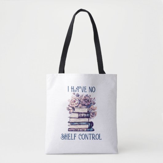 Ik heb geen controle op de sluis tote bag (Voorkant)
