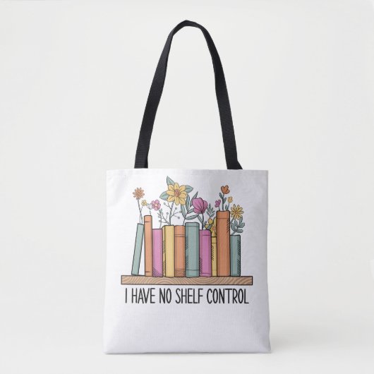 Ik heb geen controle over de plank tote bag (Voorkant)