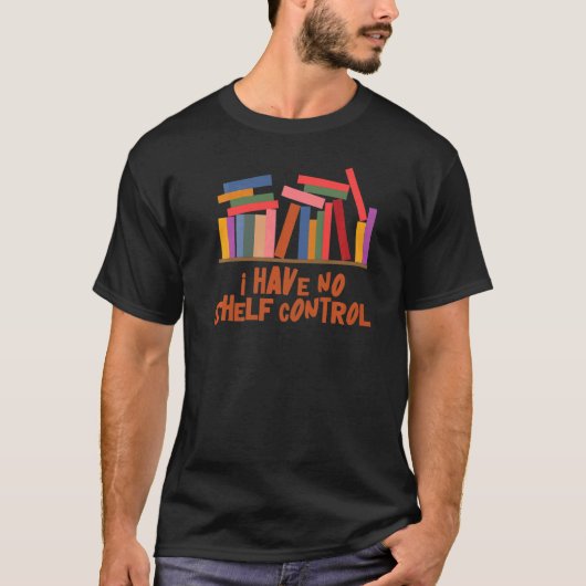 Ik heb geen Design van de Lezing van de Bibliothee T-shirt (Voorkant)