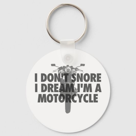 Ik heb geen droombeeld dat ik een motorfiets ben sleutelhanger (Voorkant)