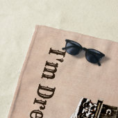 Ik heb geen droombeeld, ik ben stoomtrein, voeg na strandlaken (In situ)