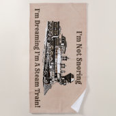 Ik heb geen droombeeld, ik ben stoomtrein, voeg na strandlaken (Voorkant)