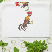 Ik heb geen eend in een rij ik heb kippen theedoek (Gevouwen)