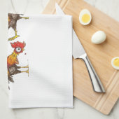 Ik heb geen eend in een rij ik heb kippen theedoek (Quarter Fold)