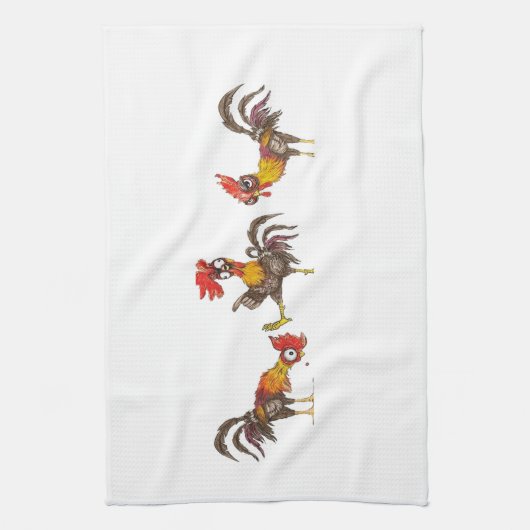 Ik heb geen eend in een rij ik heb kippen theedoek (Verticaal)