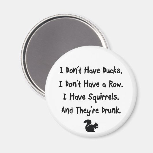 Ik heb geen eenden magneet (Voorkant / Achterkant)