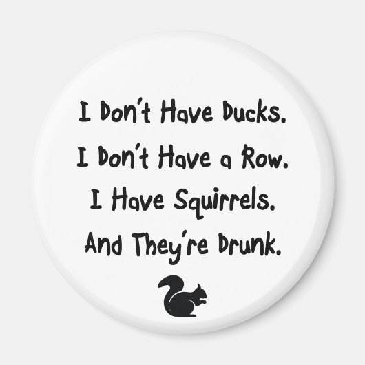 Ik heb geen eenden magneet (Voorkant)