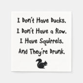 Ik heb geen eenden servet (Voorkant)