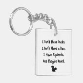 Ik heb geen eenden sleutelhanger (Voorkant Links)